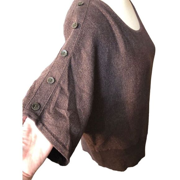 Lane Bryant metallic short sleeve pullover dolman sleeve sweater size 16 - Picture 3 of 9